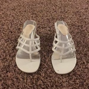 Strappy heeled sandals